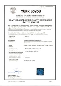 Türk LoyduCertificate