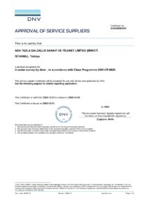 DNV Certificate